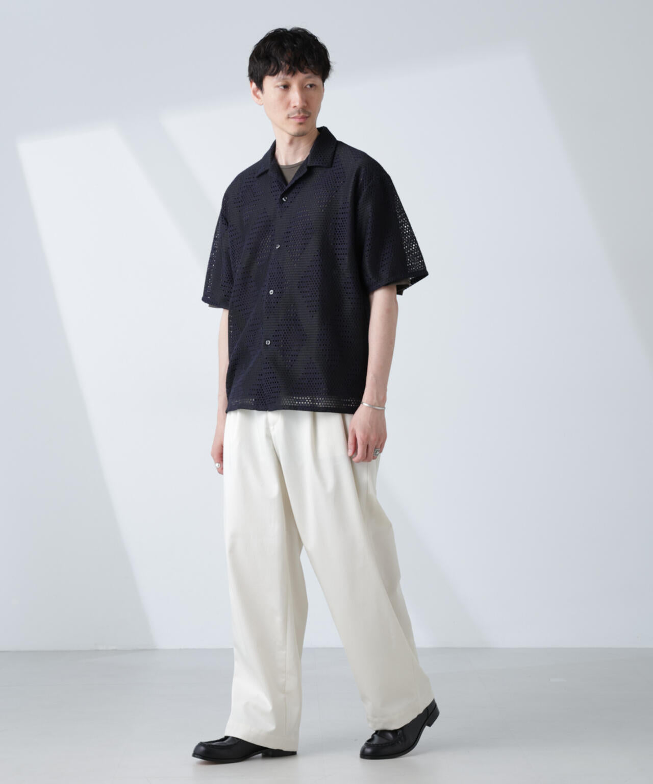 「大人のワイドパンツ」2タックワイドトラウザーズ 6685127232