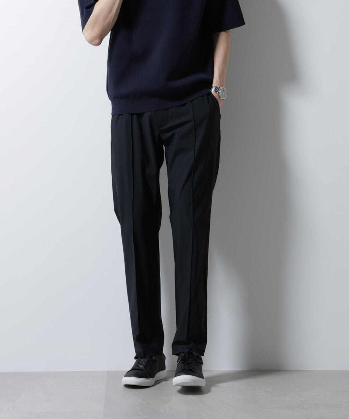 「N TROUSERS PREMIUM」クールタッチ4WAYストレッチパンツ撥水(セットアップ可) 6685129205