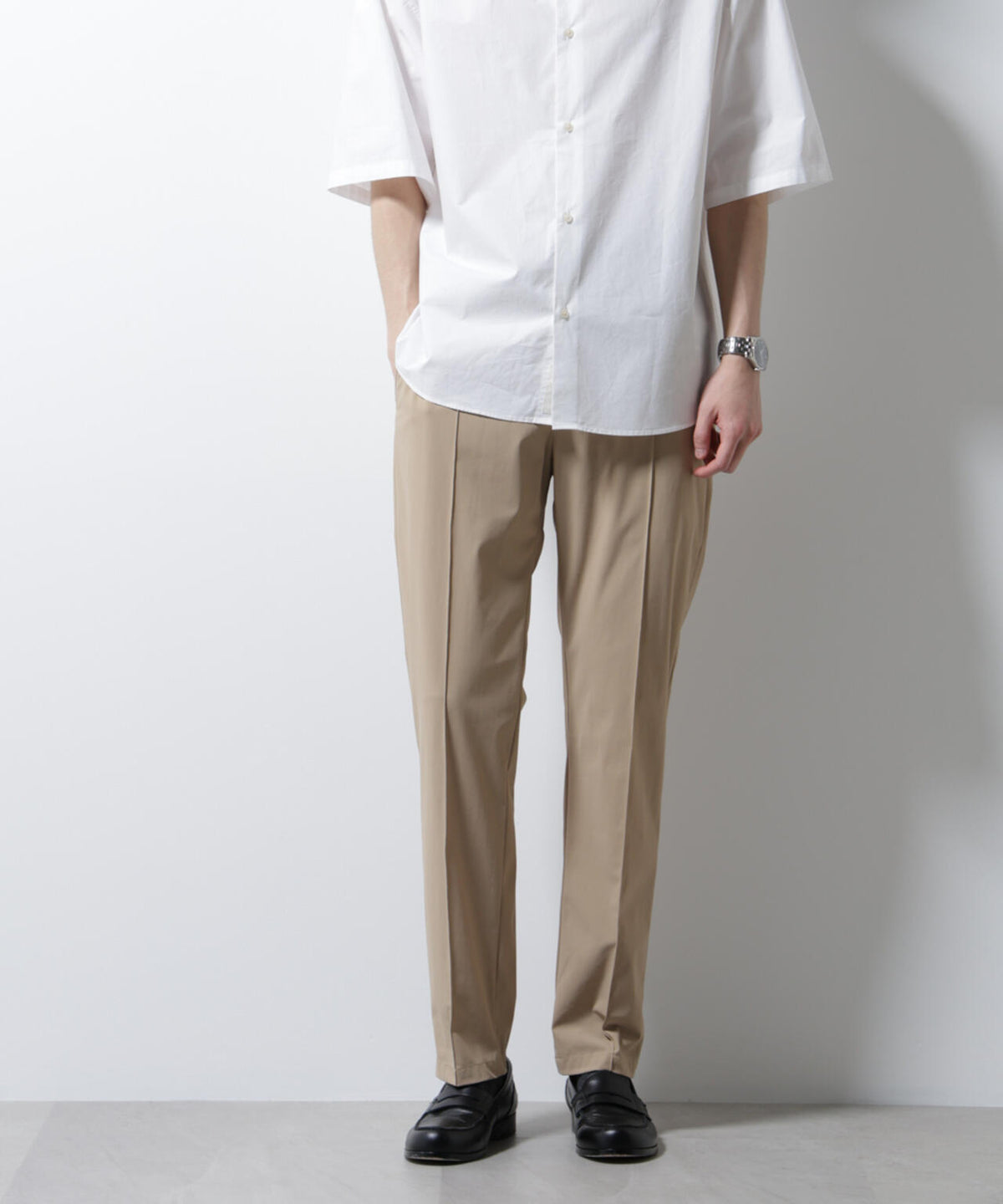 「N TROUSERS PREMIUM」クールタッチ4WAYストレッチパンツ撥水(セットアップ可) 6685129205