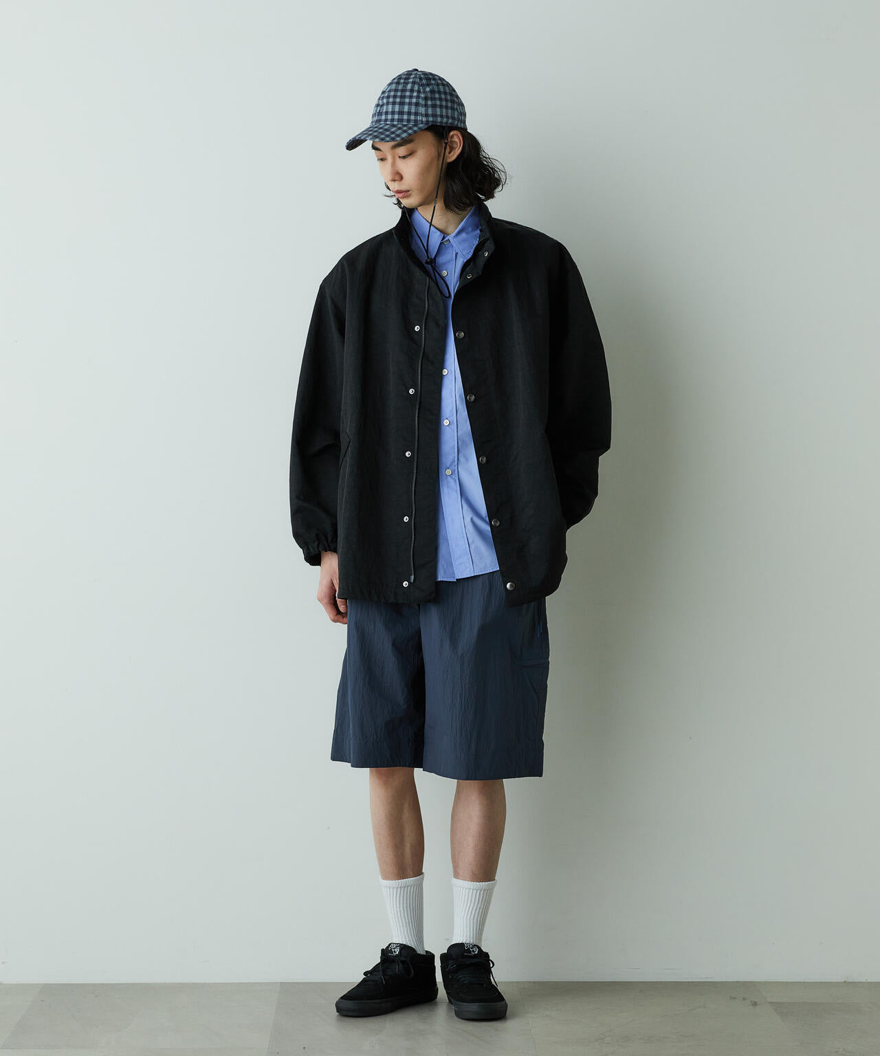 「HOTEL PALACE」 オテルパラス デジタルプリントチェックキャップ 6685139201