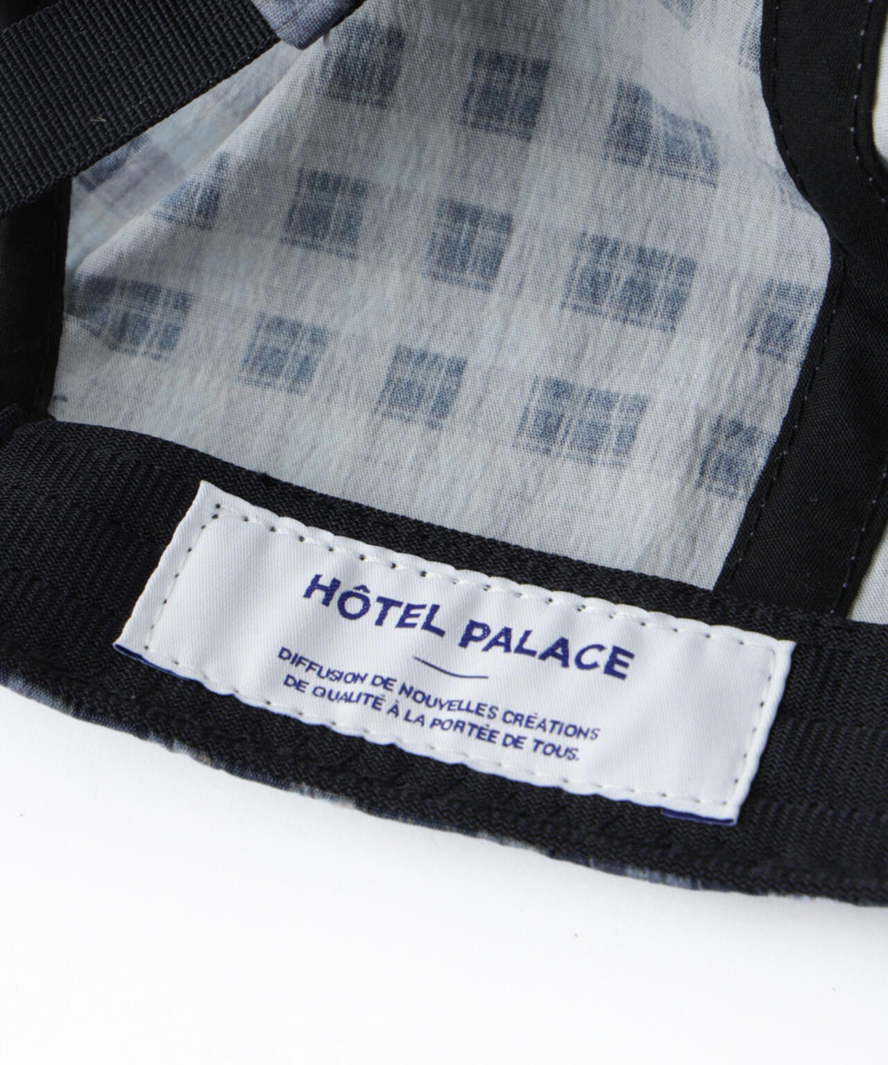 「HOTEL PALACE」 オテルパラス デジタルプリントチェックキャップ 6685139201
