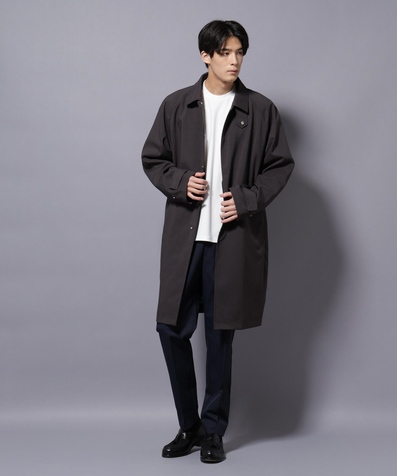 「RainComfortWear」ダントツ撥水透湿コーティングステンカラーコート 6685211207