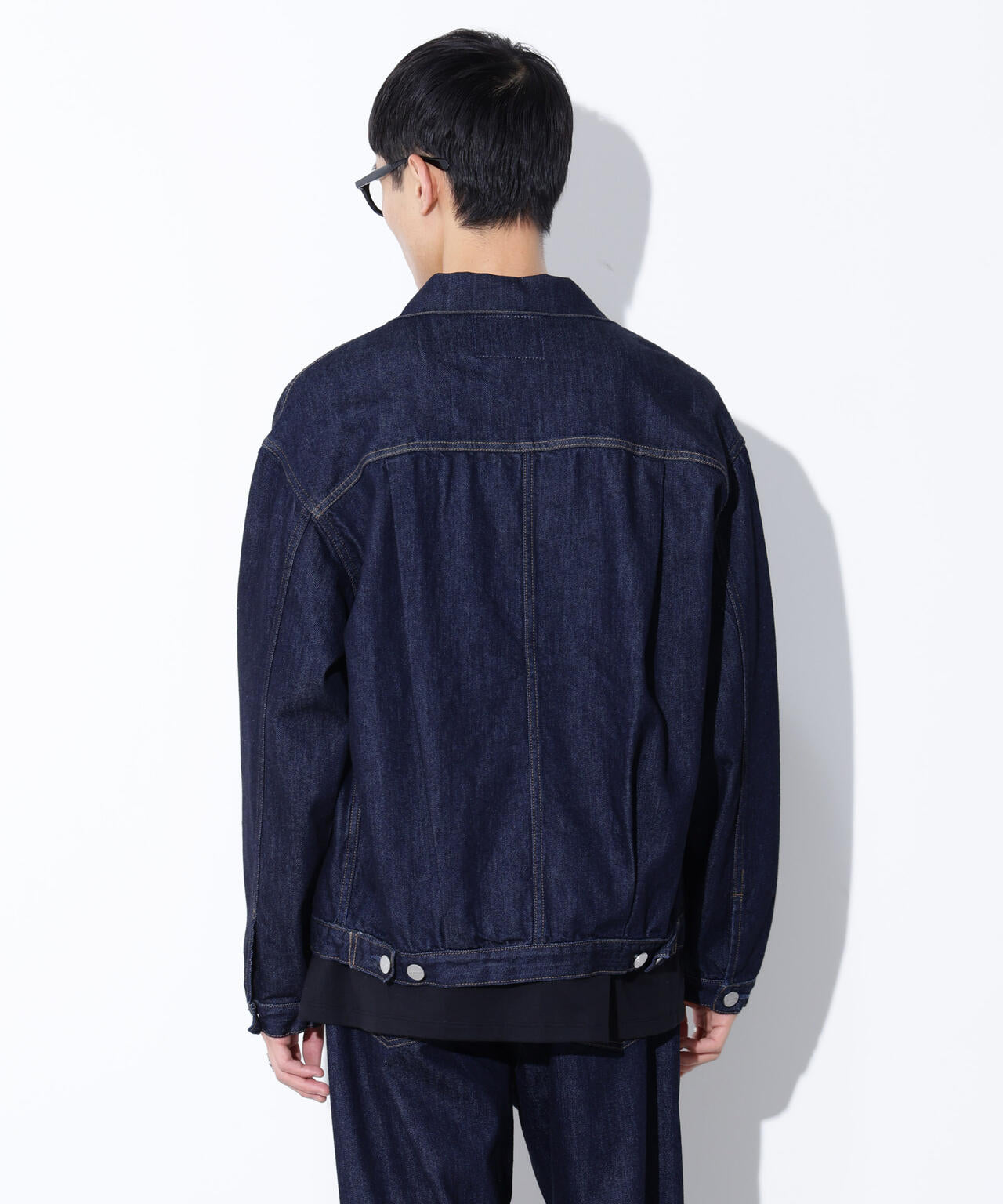AUTHENコラボ SILKNIZED DENIM トラッカージャケット(セットアップ可) 6685212212