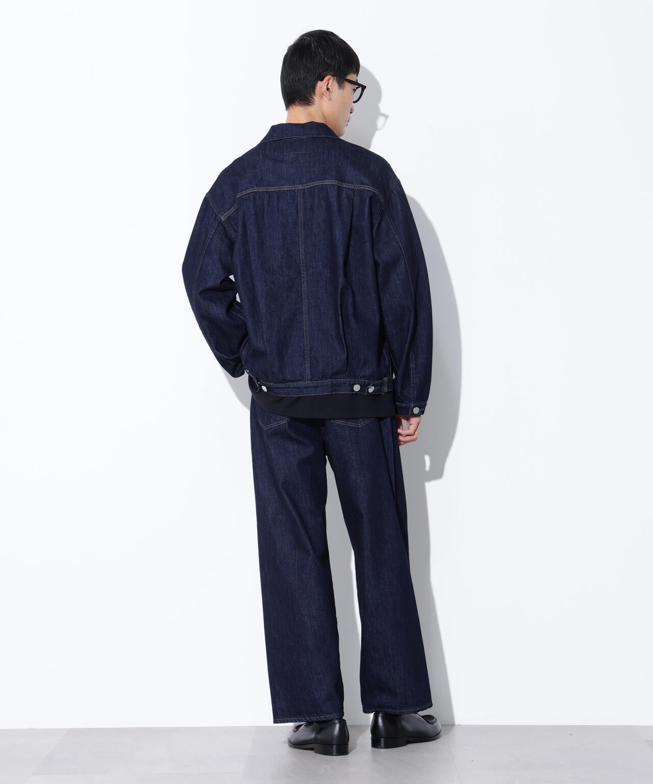 AUTHENコラボ SILKNIZED DENIM トラッカージャケット(セットアップ可) 6685212212