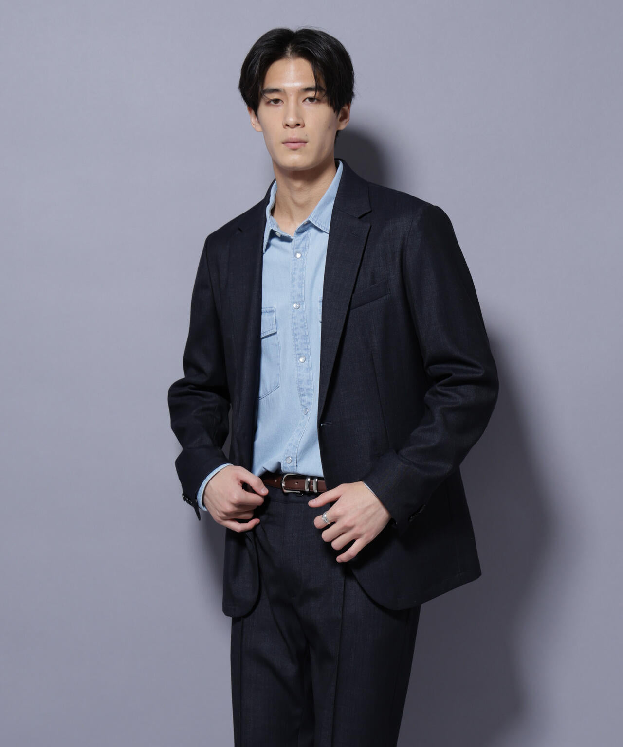 「N JACKET PREMIUM」ウールデニムジャケット/STRETCH(セットアップ可) 6685217201
