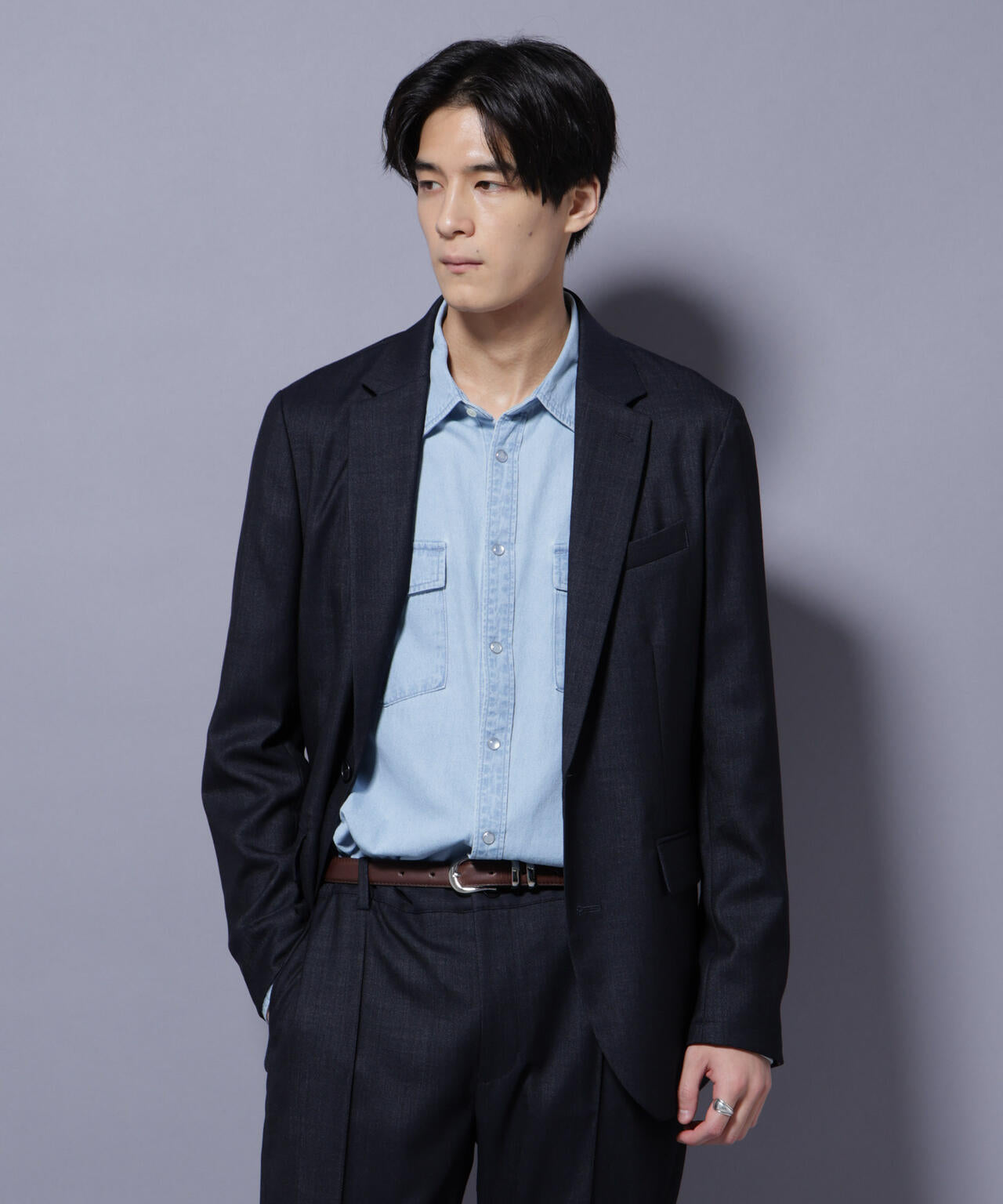 「N JACKET PREMIUM」ウールデニムジャケット/STRETCH(セットアップ可) 6685217201