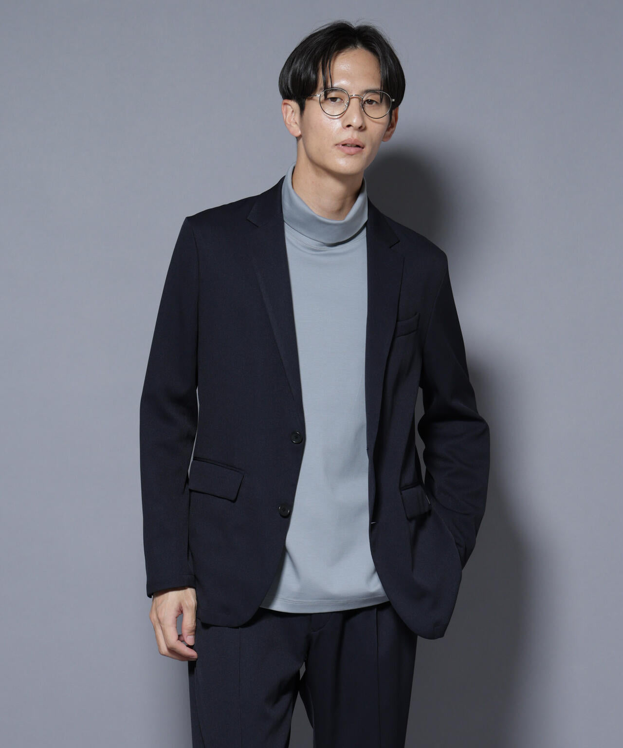 「N JACKET BASIC」シャドーストライプジャケット(セットアップ可) 6685217204