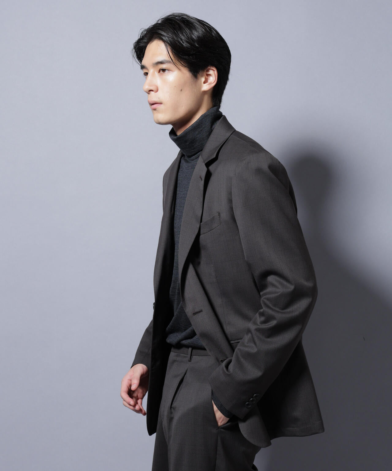 【大人気セットアップ】「Damerino Select」 RENU(R)T/Wシャドーチェックジャケット(セットアップ可) 6685217208