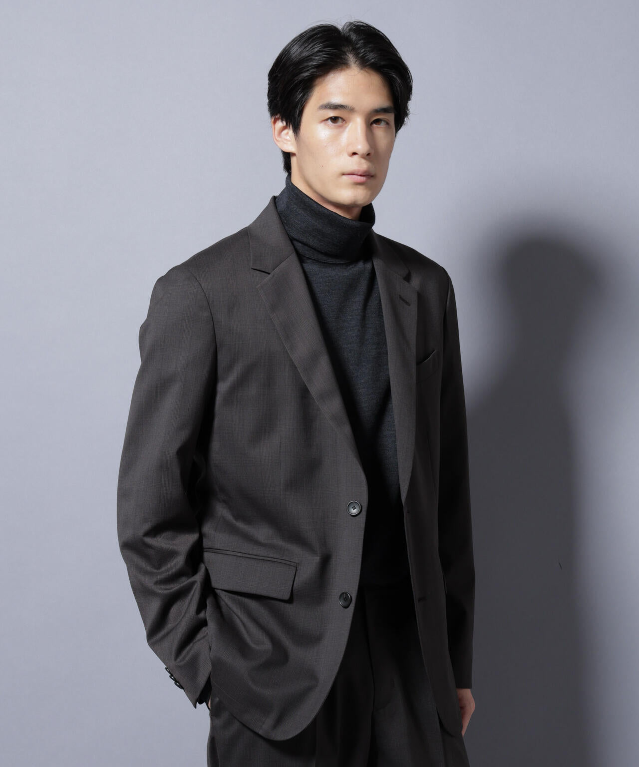 【大人気セットアップ】「Damerino Select」 RENU(R)T/Wシャドーチェックジャケット(セットアップ可) 6685217208