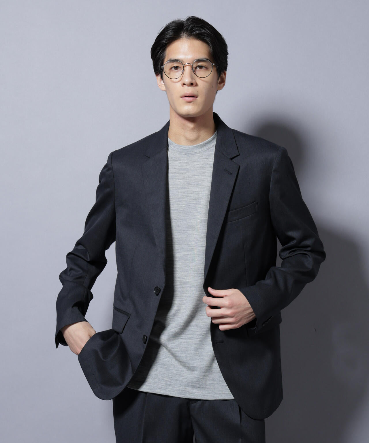 【大人気セットアップ】「Damerino Select」 RENU(R)T/Wシャドーチェックジャケット(セットアップ可) 6685217208