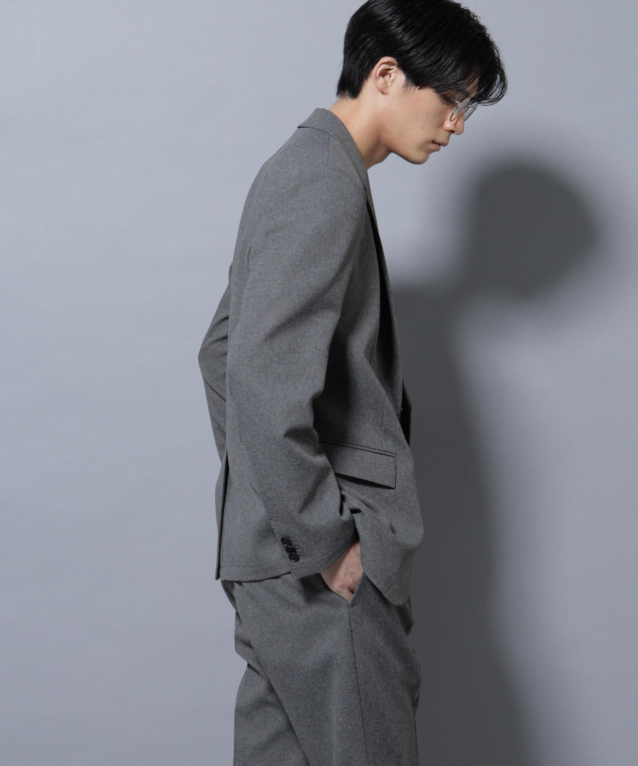 「Damerino」LANATEC(R)メランジオックスストレッチセットアップ 6685218202