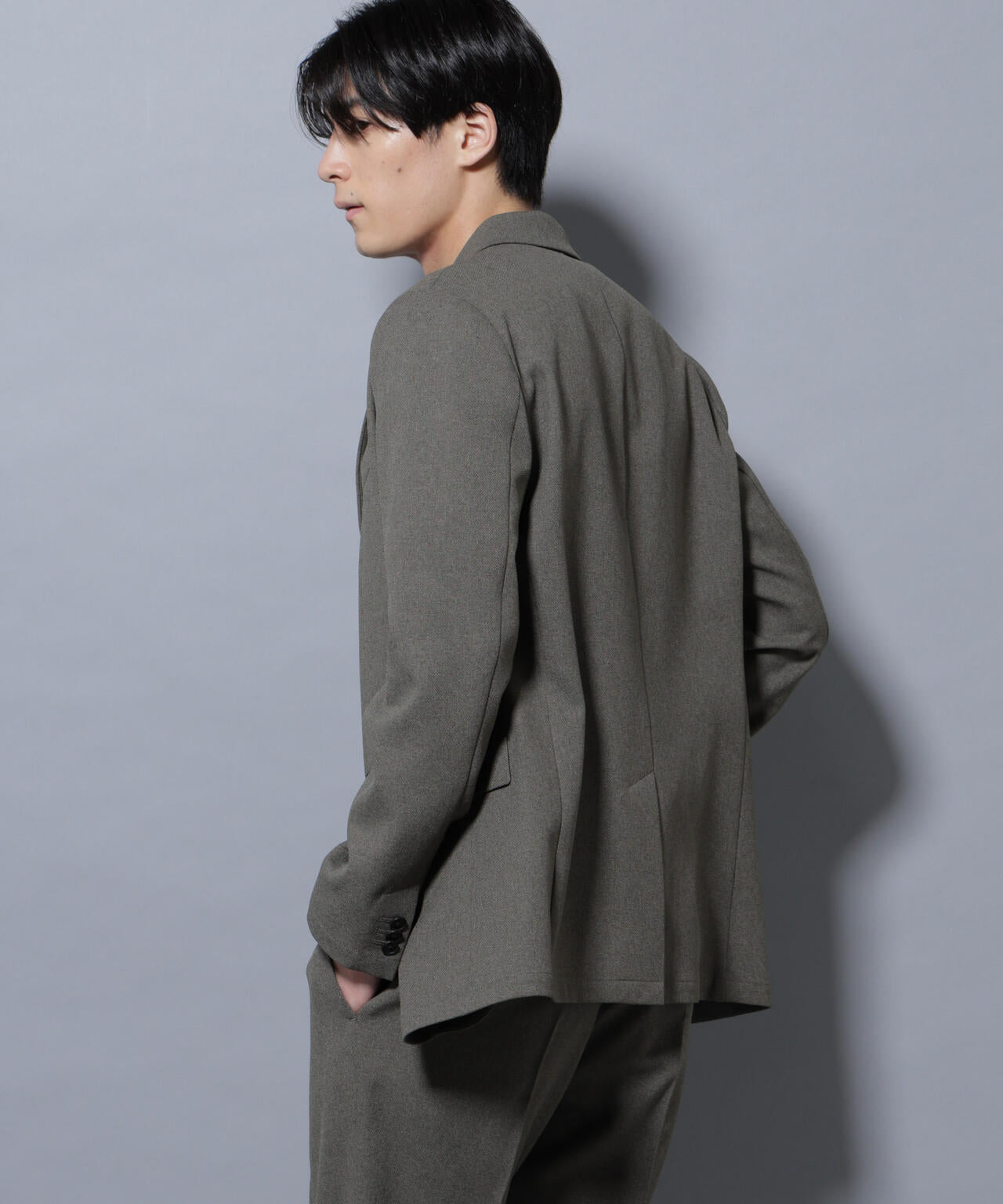 「Damerino」LANATEC(R)メランジオックスストレッチセットアップ 6685218202
