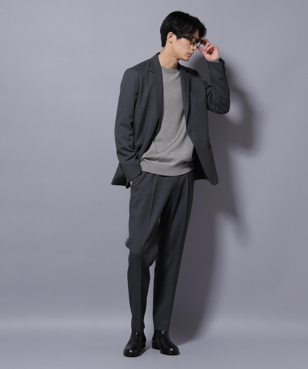 【大人気セットアップ】「Damerino」LANATEC(R) メランジツイルセットアップ 6685218209