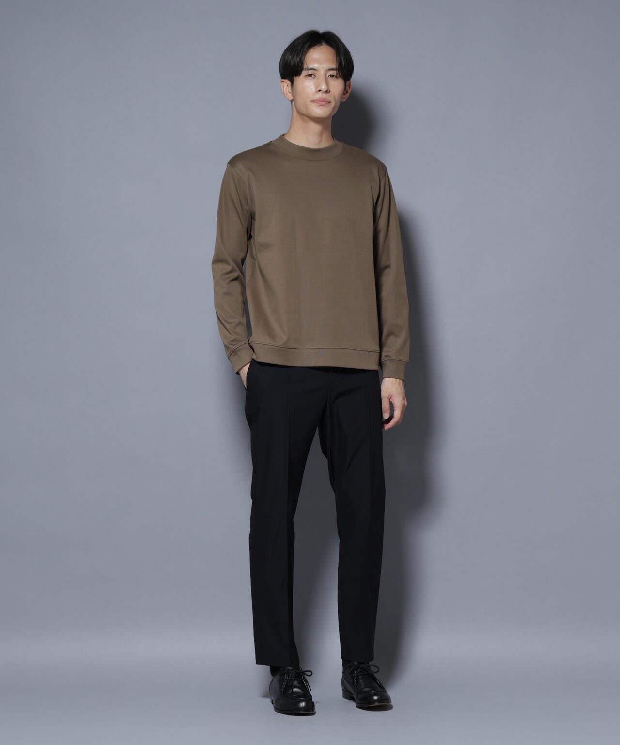 「FORMAL JERSEY」モックネックカットソー長袖 6685223206