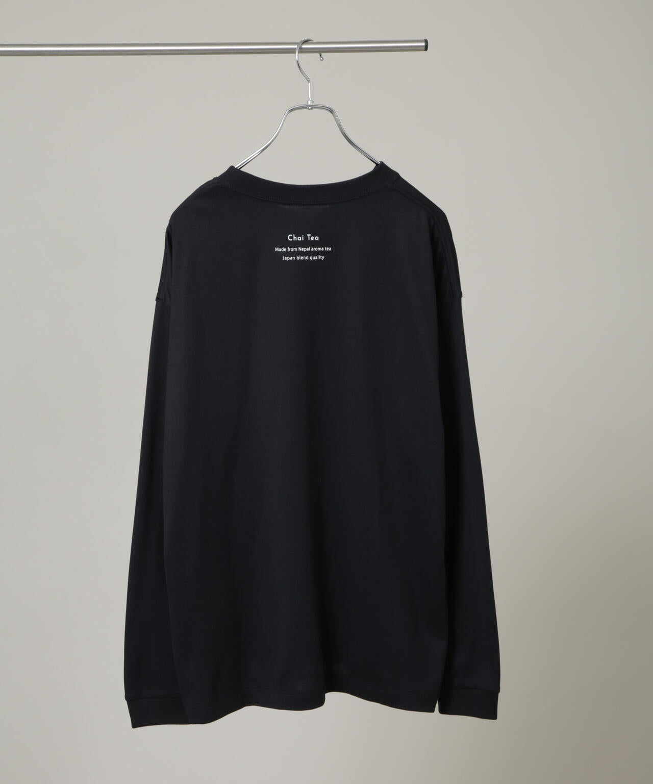 Anti Soaked(R)×SUNCHAI ロゴ刺繍 汗染み防止 Tシャツ長袖 6685223211