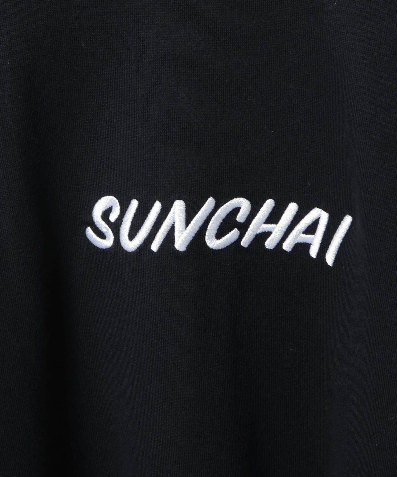 Anti Soaked(R)×SUNCHAI ロゴ刺繍 汗染み防止 Tシャツ長袖 6685223211