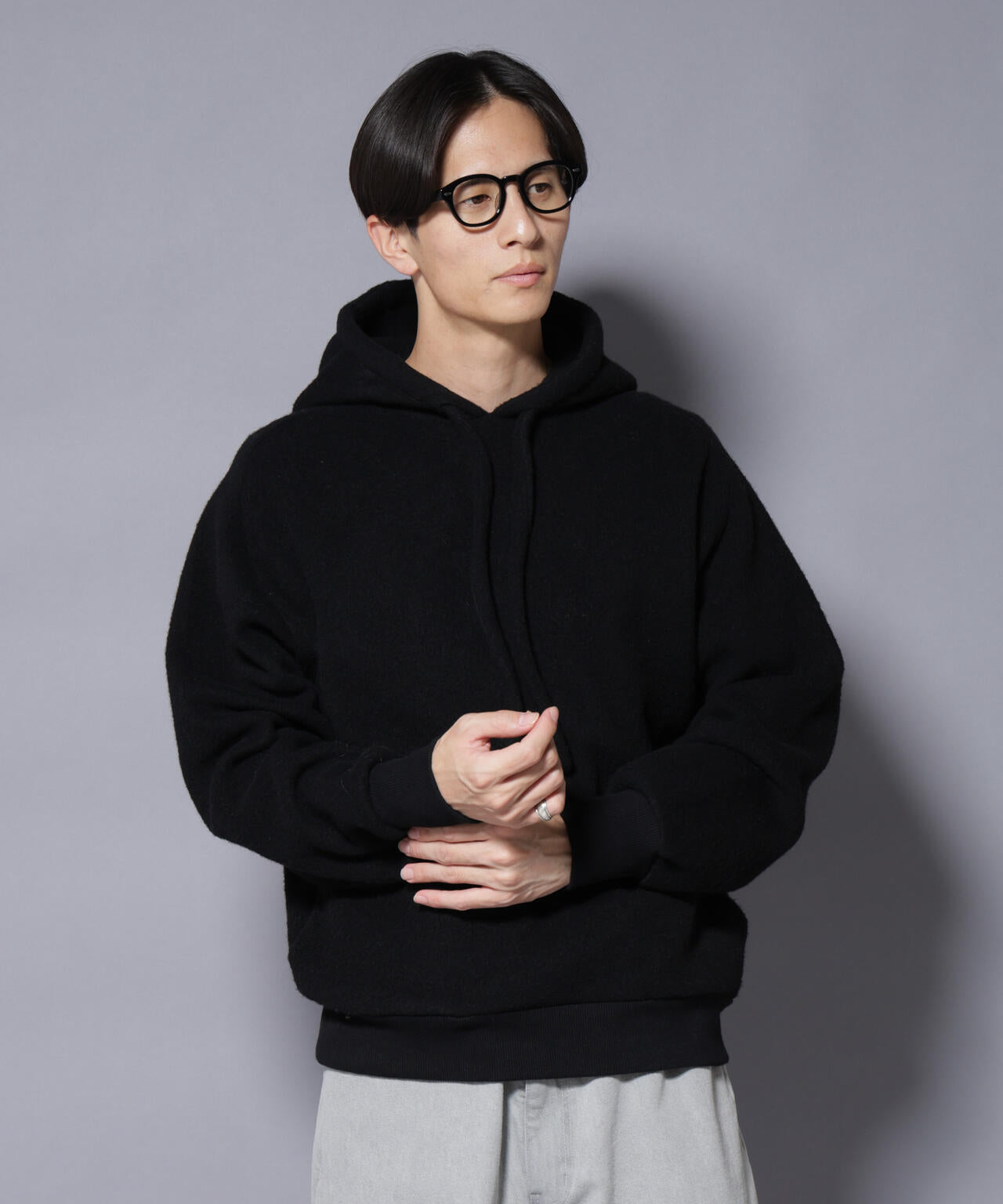 MIYATA×NANO JAPANMADE ウール/コットン パーカー 6685223242