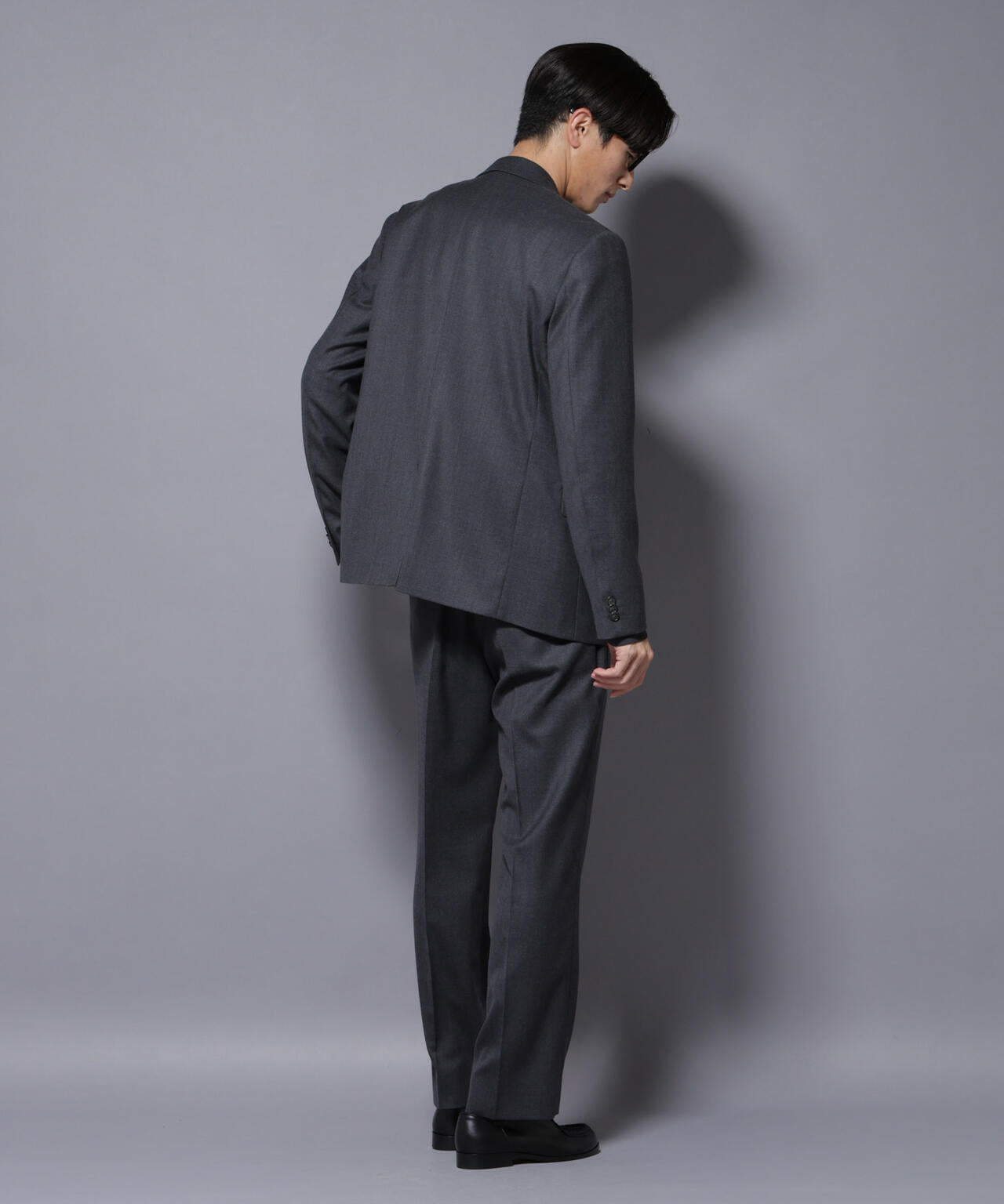 「N JACKET PREMIUM」RENU(R)洗えるサキソニーストレートパンツ 6685229208