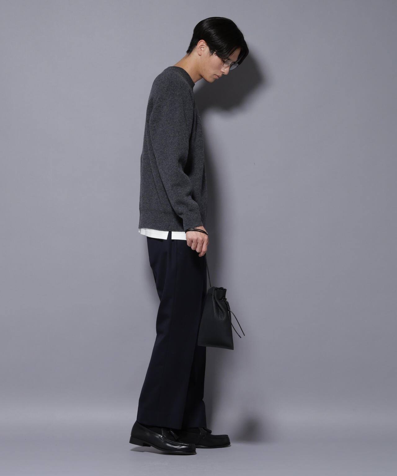 「N JACKET PREMIUM」RENU(R)洗えるサキソニーストレートパンツ 6685229208