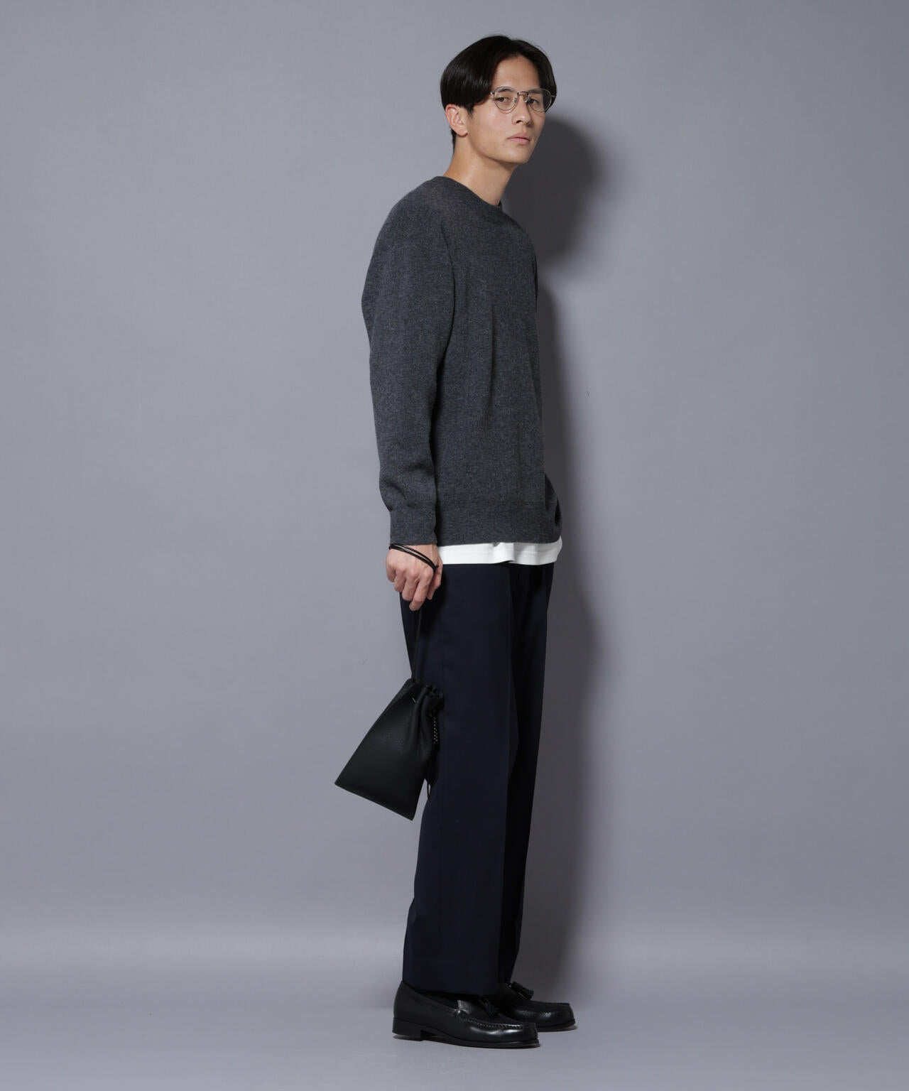 「N JACKET PREMIUM」RENU(R)洗えるサキソニーストレートパンツ 6685229208