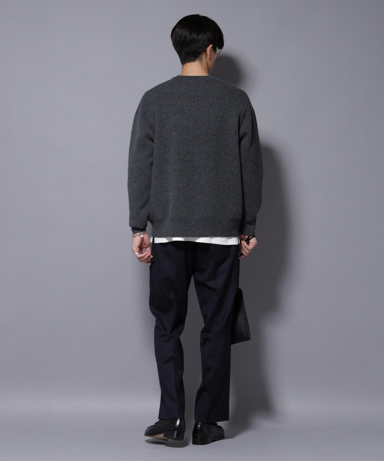 「N JACKET PREMIUM」RENU(R)洗えるサキソニーストレートパンツ 6685229208