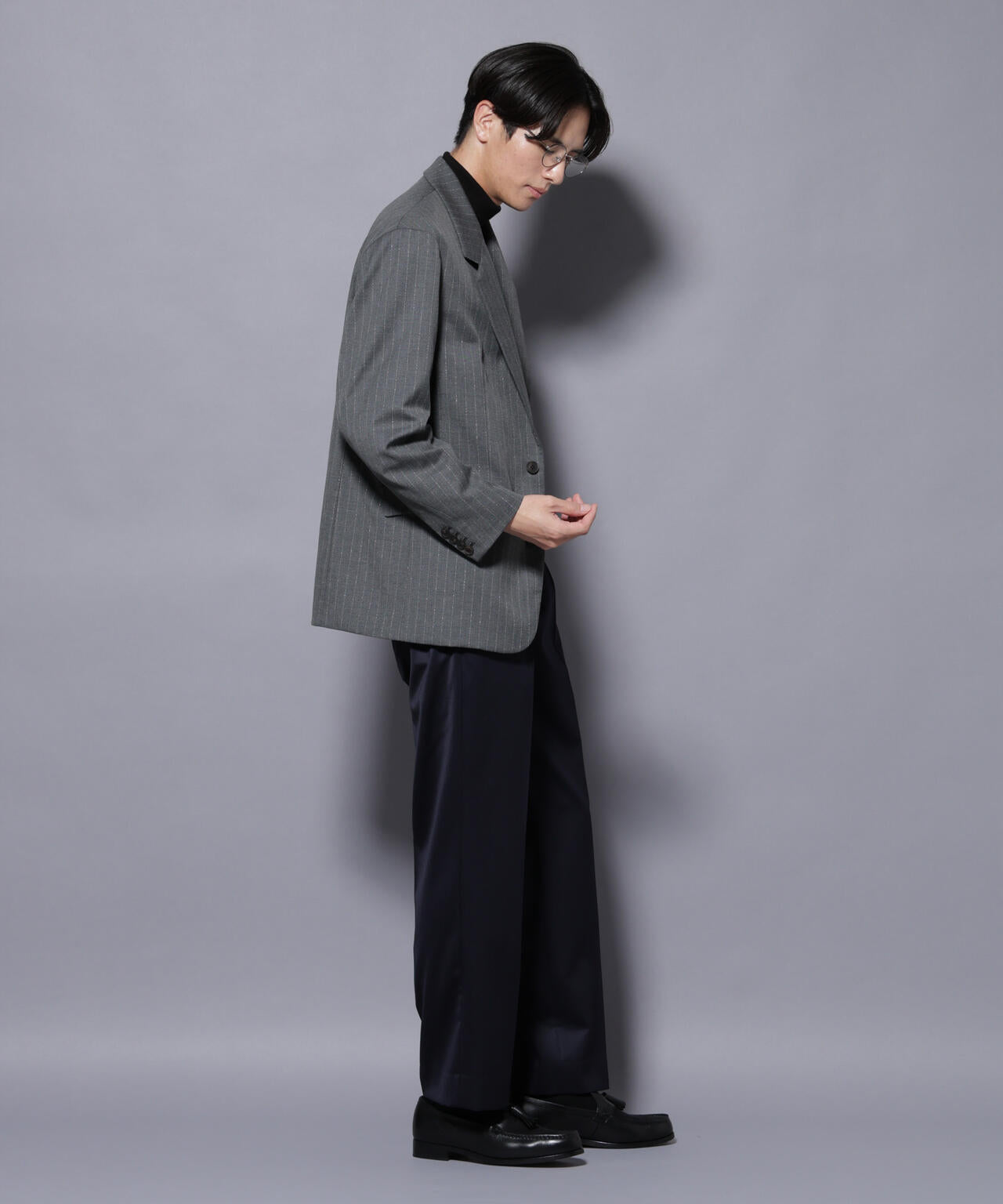 「Damerino Select」ウールシルクベネシャンパンツ(セットアップ可) 6685229209