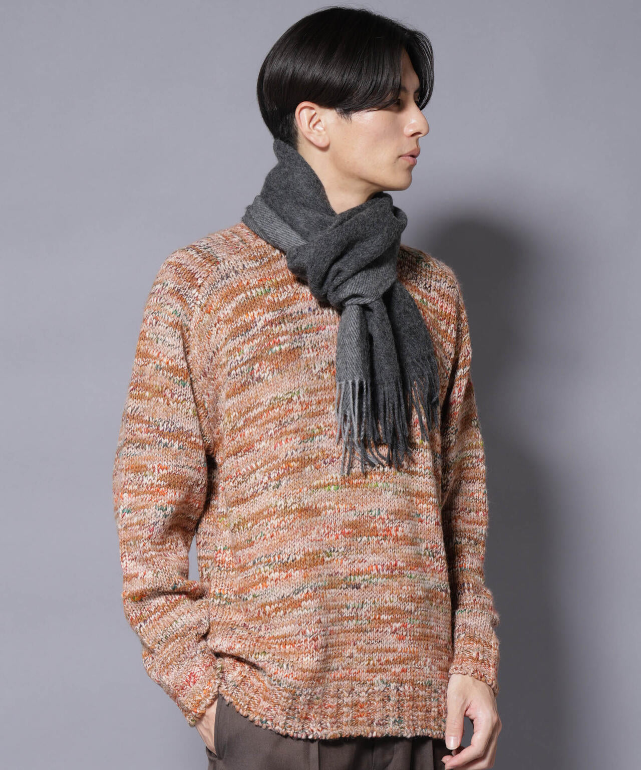 ソフトカシミヤブレンドマフラー 6685241201