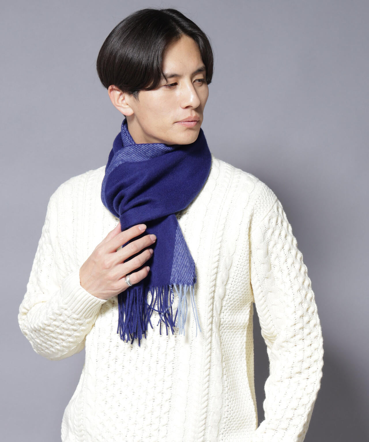 ソフトカシミヤブレンドマフラー 6685241201