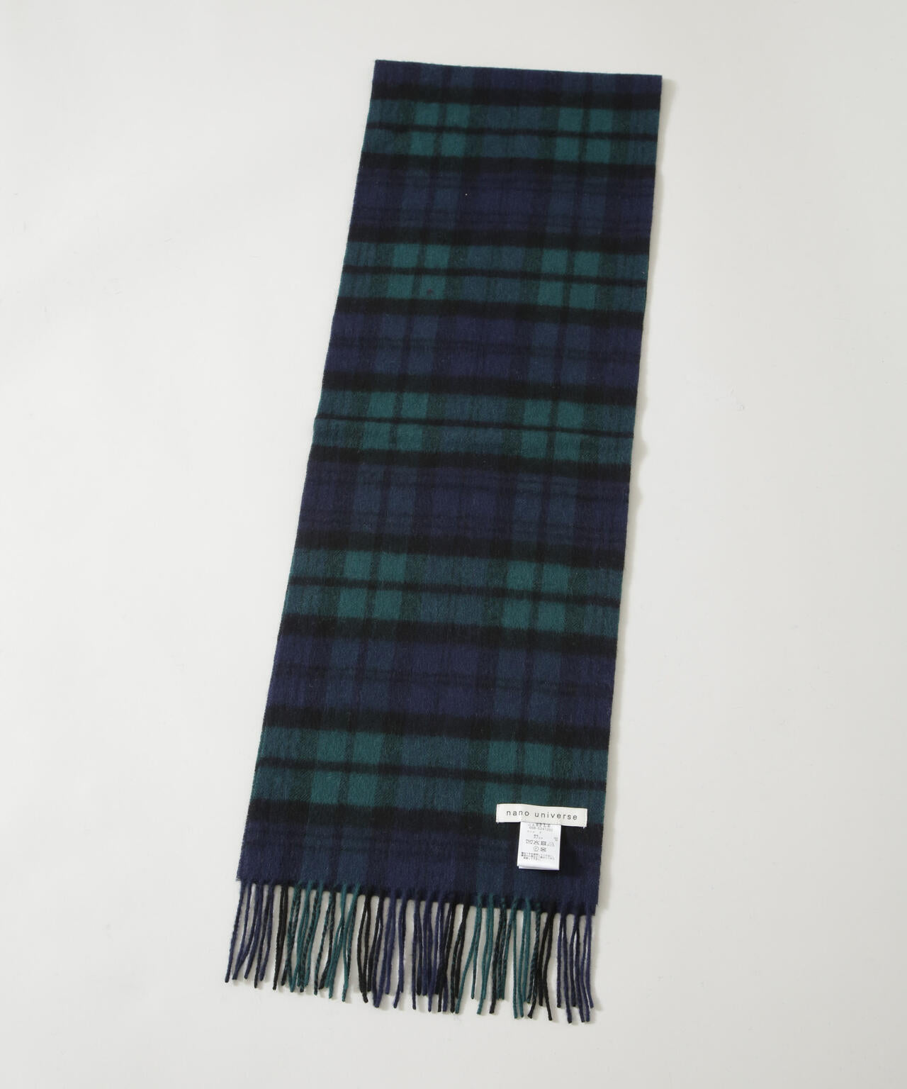 ソフトカシミヤブレンドチェックマフラー 6685241202