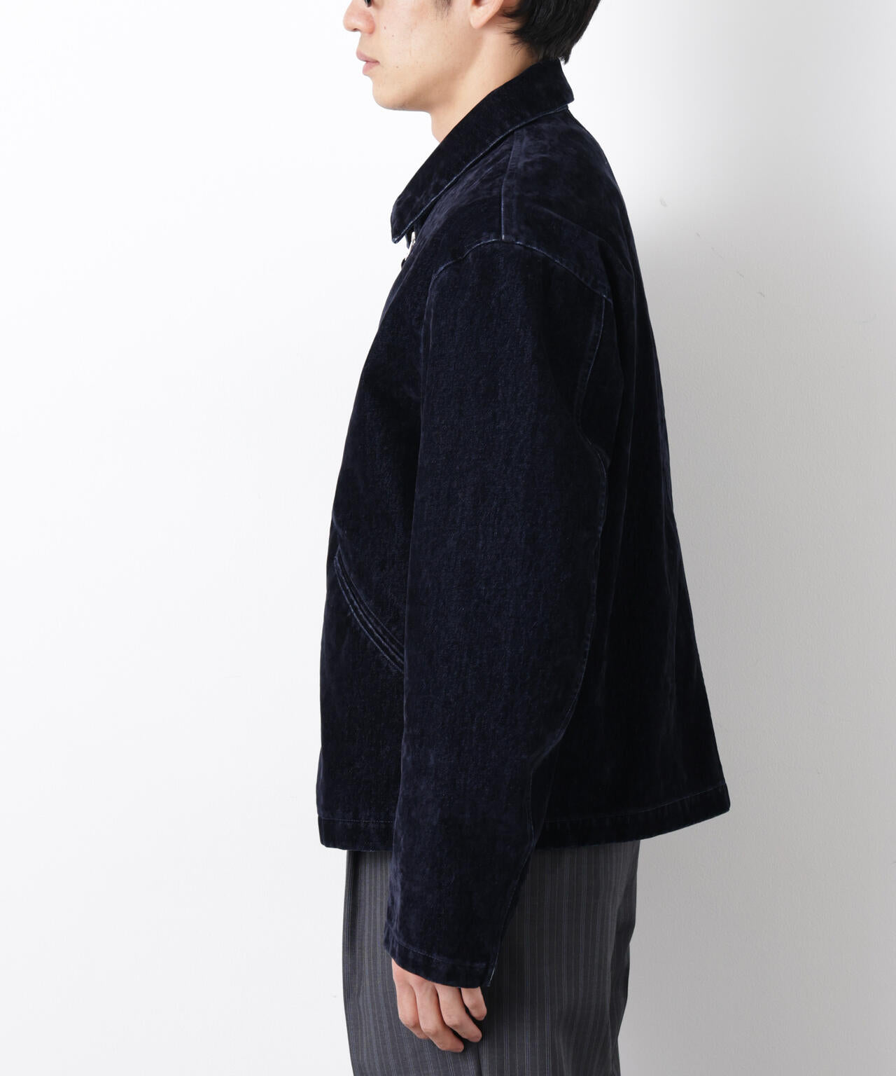 フロッキーデニム スポーツジャケット 6686112207