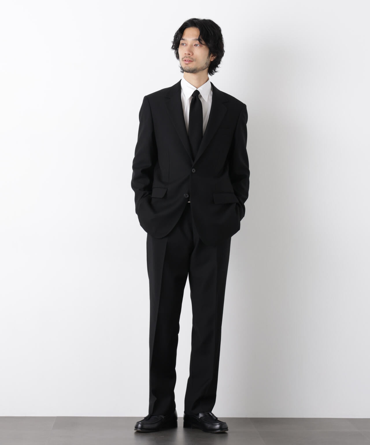 「Damerino Formal」 ブラックフォーマルオールシーズンジャケット(セットアップ可) 6686117204