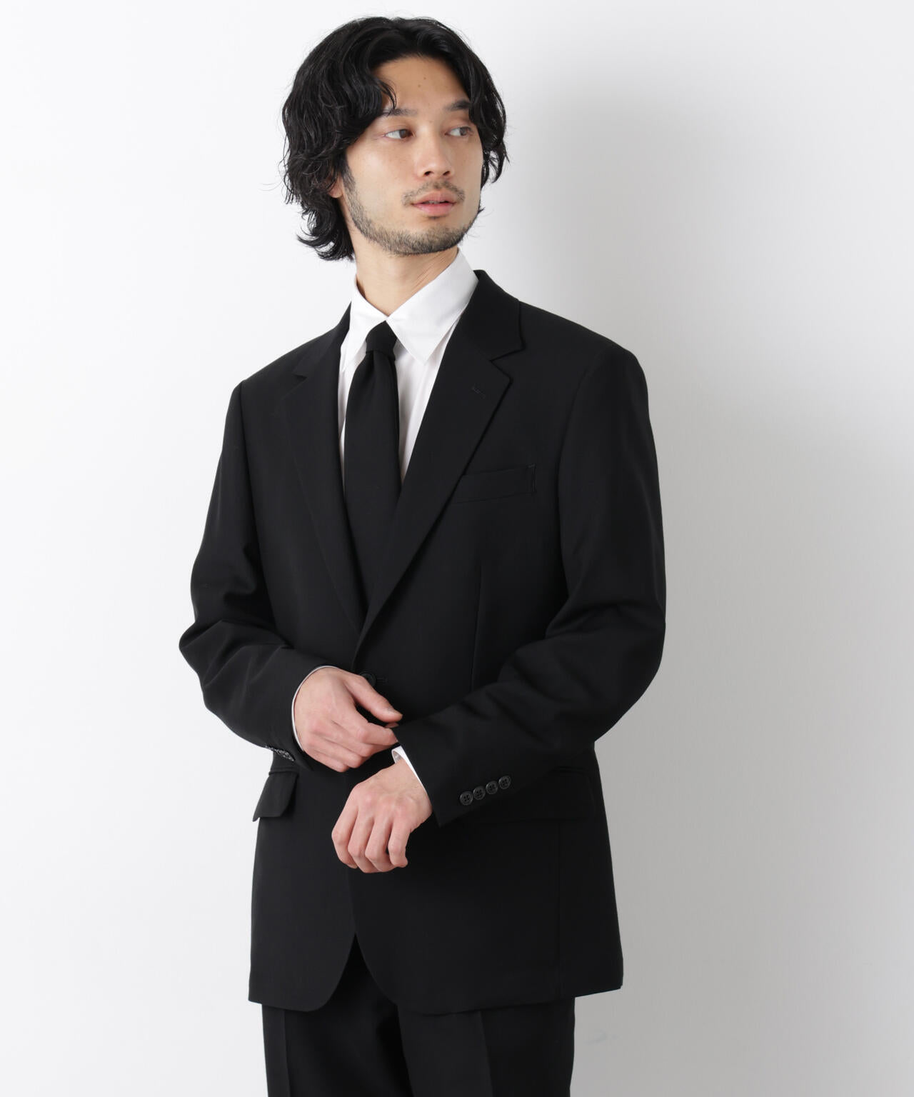 「Damerino Formal」 ブラックフォーマルオールシーズンジャケット(セットアップ可) 6686117204