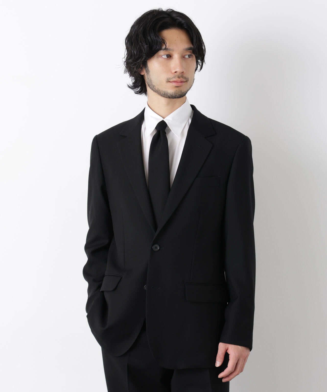 「Damerino Formal」 ブラックフォーマルオールシーズンジャケット(セットアップ可) 6686117204