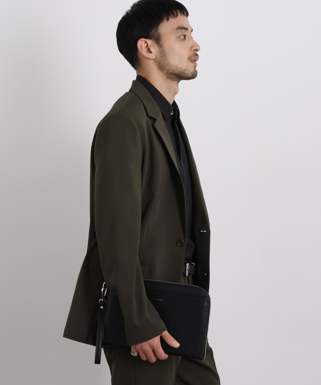 【大人気セットアップ】「Damerino」 クールタッチストレッチセットアップ/接触冷感.UVカット 6686118204