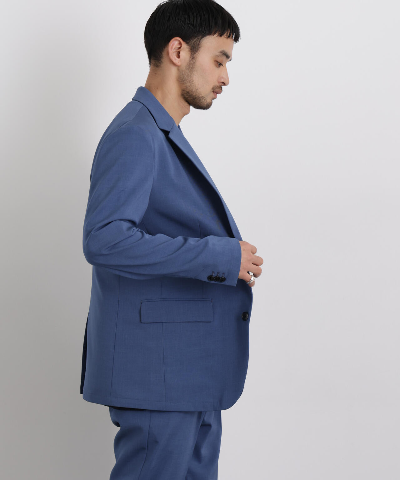 【大人気セットアップ】「Damerino」 クールタッチストレッチセットアップ/接触冷感.UVカット 6686118204