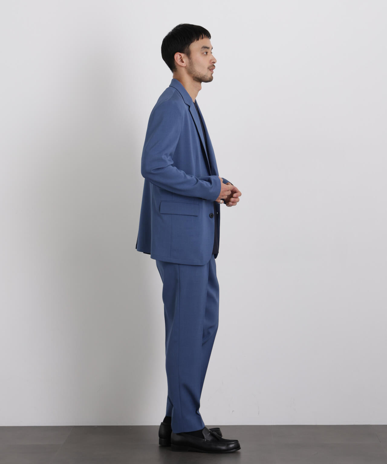 【大人気セットアップ】「Damerino」 クールタッチストレッチセットアップ/接触冷感.UVカット 6686118204