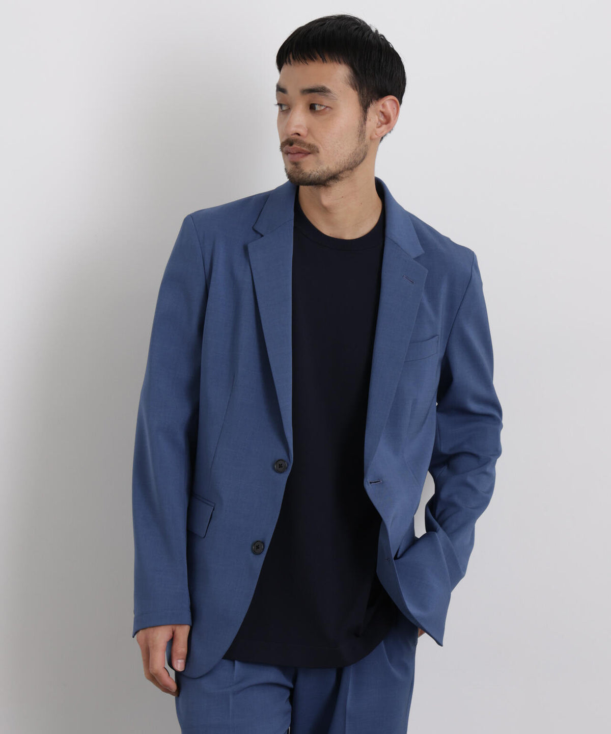 【大人気セットアップ】「Damerino」 クールタッチストレッチセットアップ/接触冷感.UVカット 6686118204