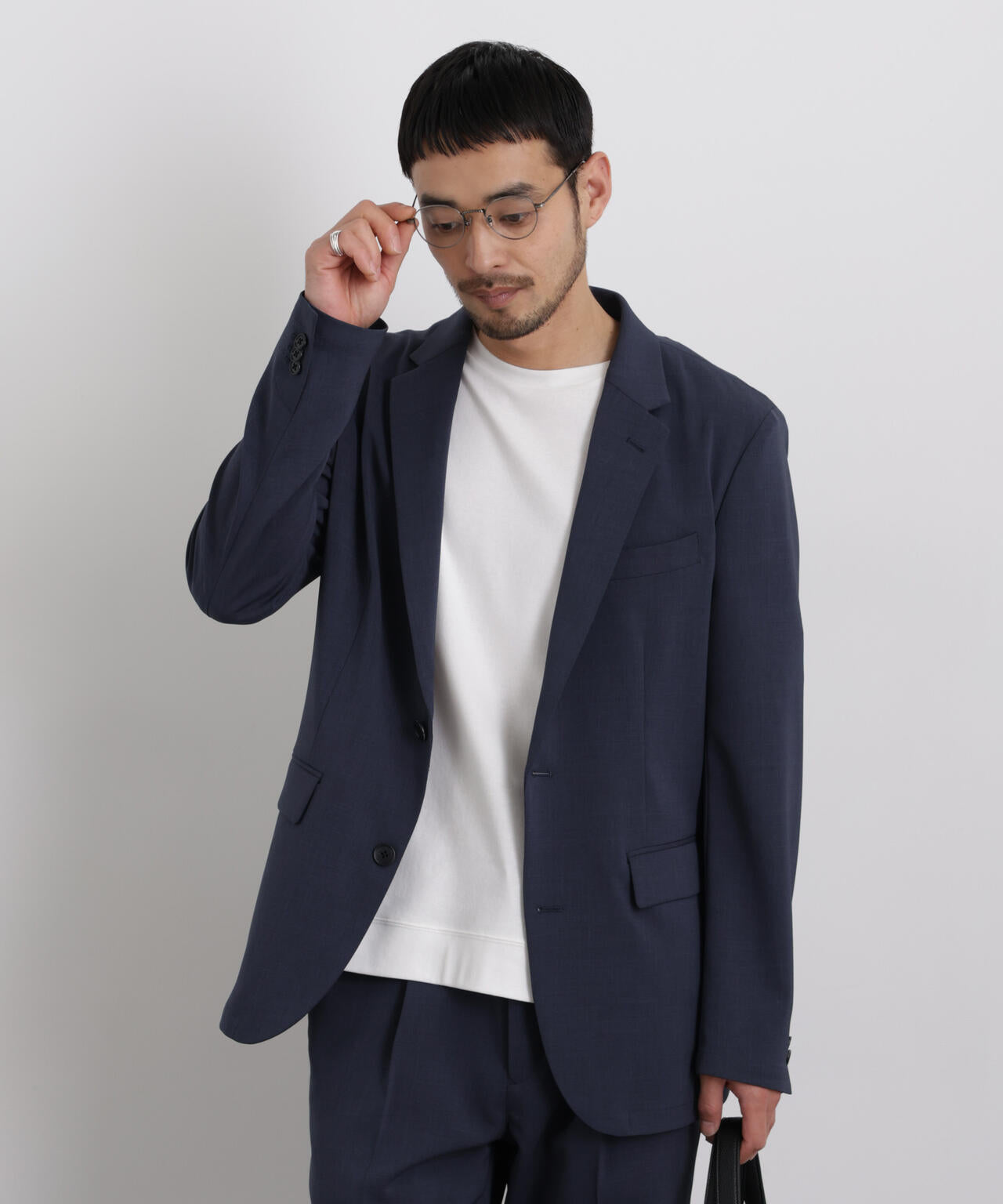 【大人気セットアップ】「Damerino」 クールタッチストレッチセットアップ/接触冷感.UVカット 6686118204