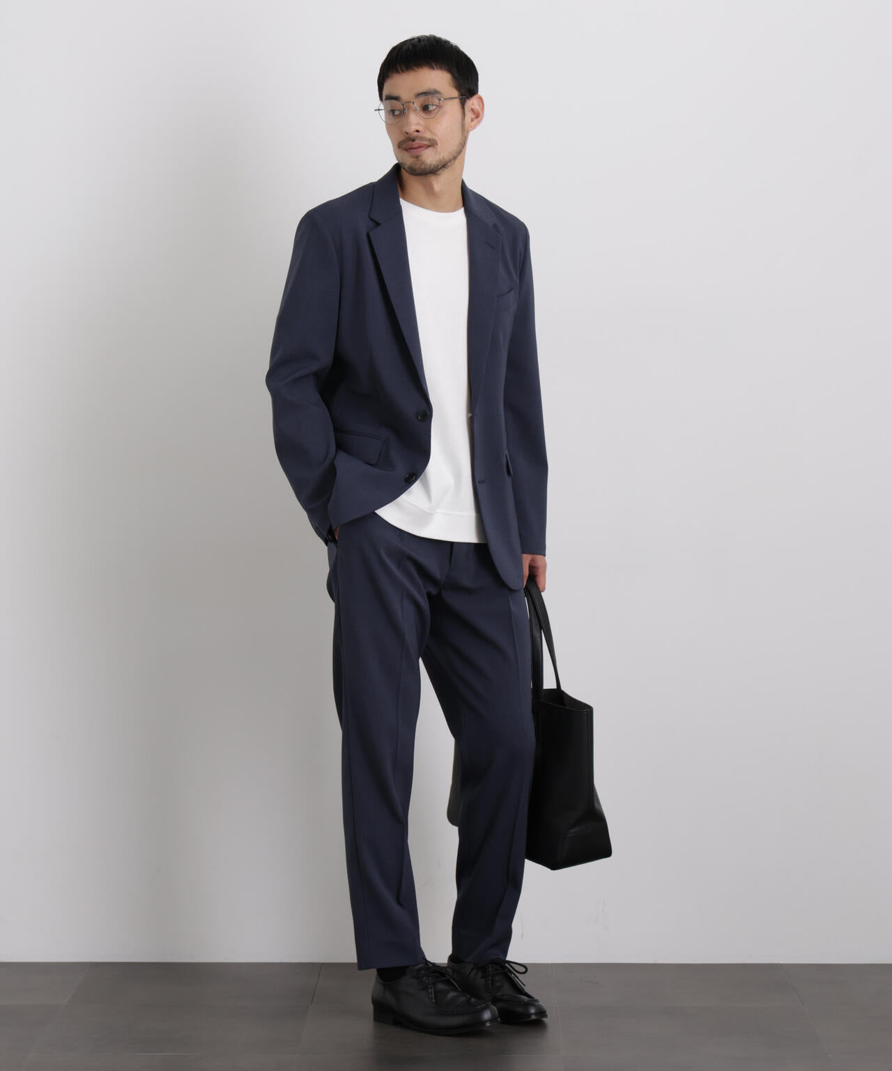 【大人気セットアップ】「Damerino」 クールタッチストレッチセットアップ/接触冷感.UVカット 6686118204