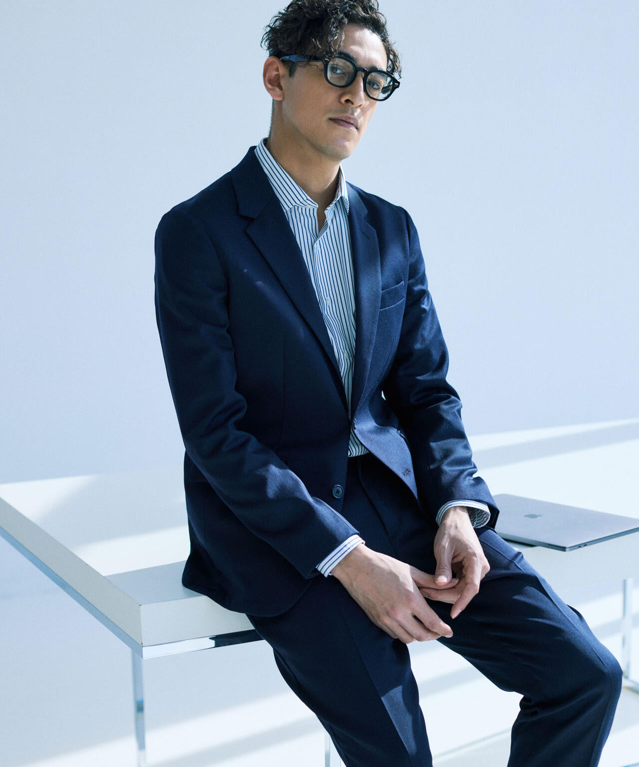 【大人気セットアップ】「Damerino」ExtrafineWoolmix ベネセットアップストレッチ 6686118210