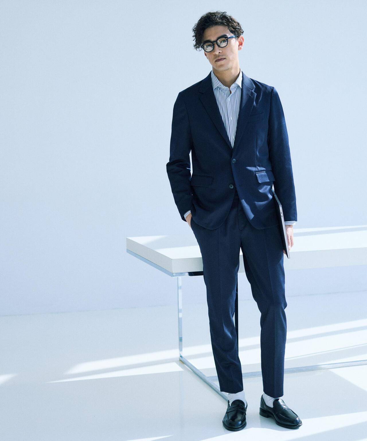 【大人気セットアップ】「Damerino」ExtrafineWoolmix ベネセットアップストレッチ 6686118210