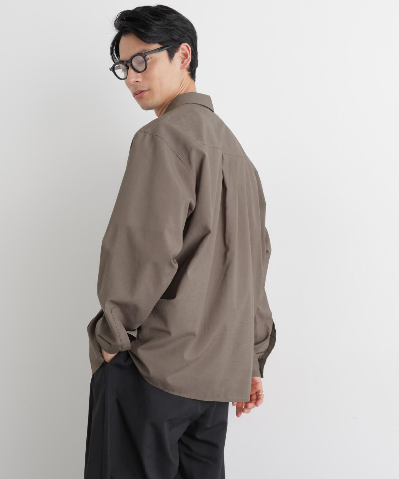 テクニカルリネンライクWポケットシャツジャケット/吸水速乾・接触冷感・UVカット(セットアップ可) 6686120216