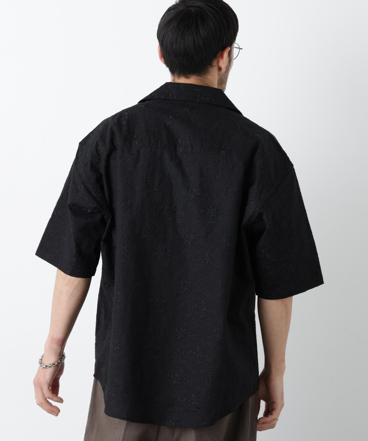 「OtoNANO」×masoret総柄刺繍シャツ(セットアップ可) 6686121222
