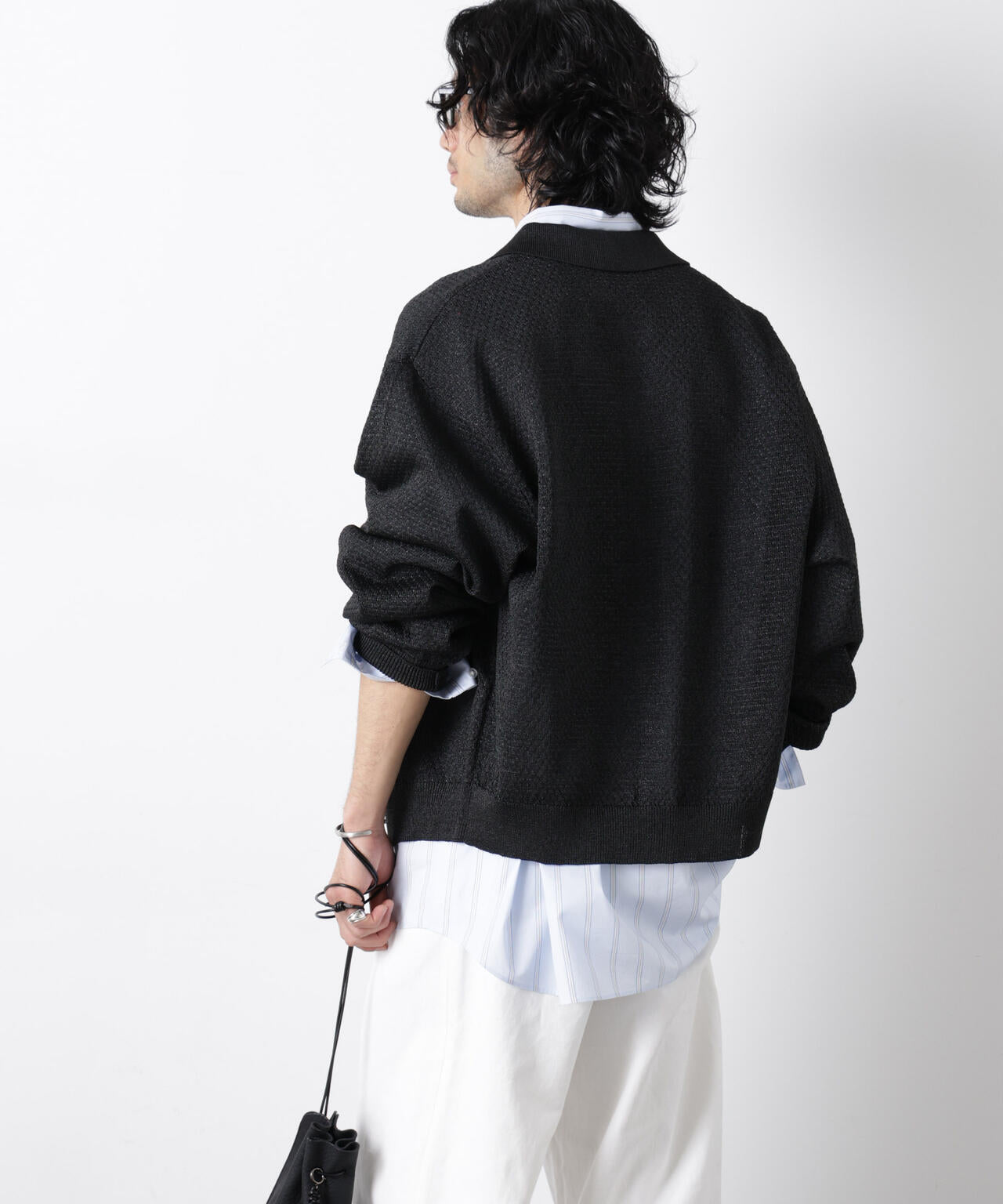 ギマポロカラーニットジャケット 6686122204