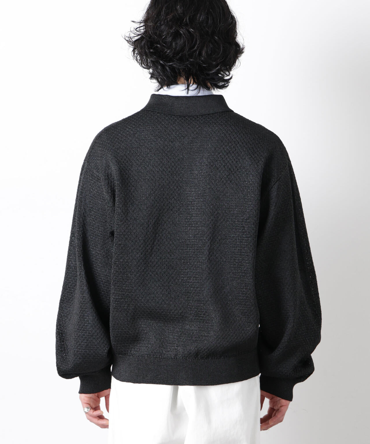 ギマポロカラーニットジャケット 6686122204