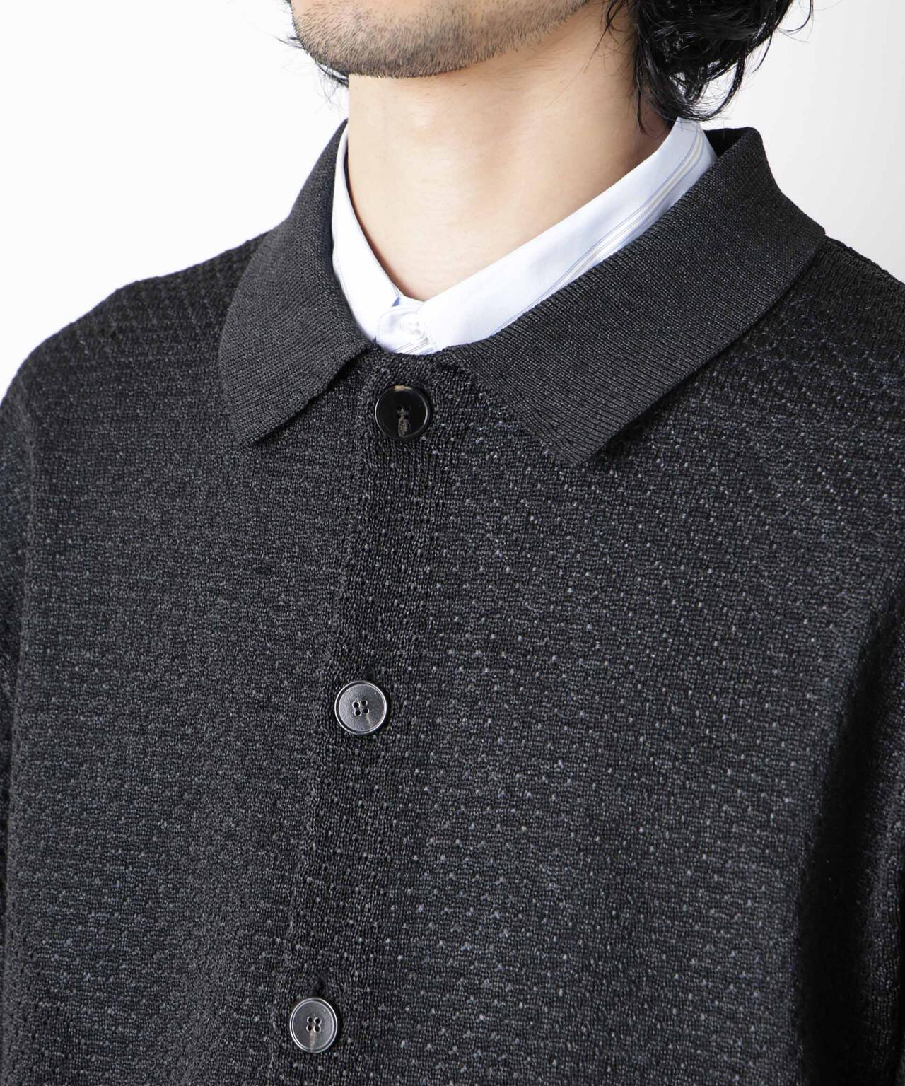 ギマポロカラーニットジャケット 6686122204