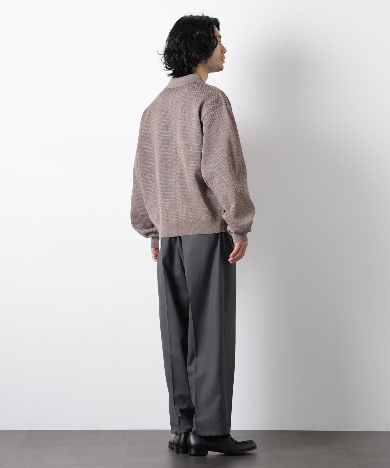 ギマポロカラーニットジャケット 6686122204