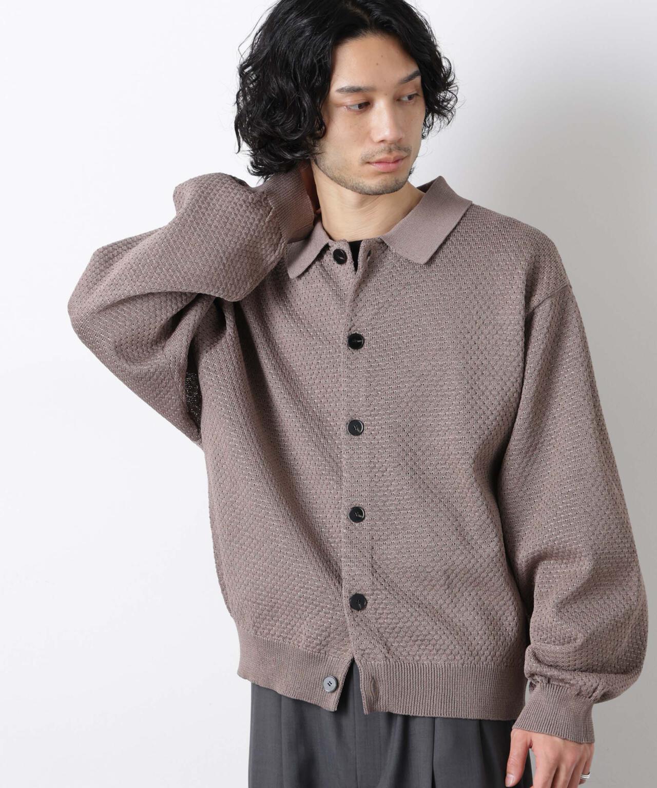 ギマポロカラーニットジャケット 6686122204