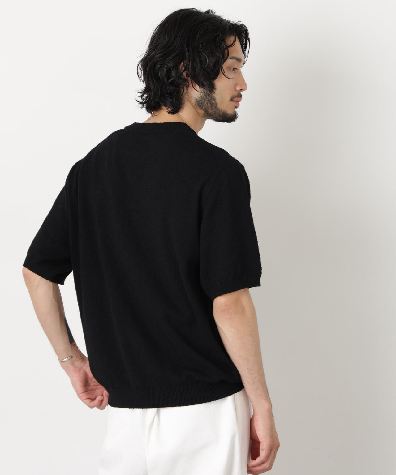 C/Ny ブークレ クルーネックニットTEE 6686122211