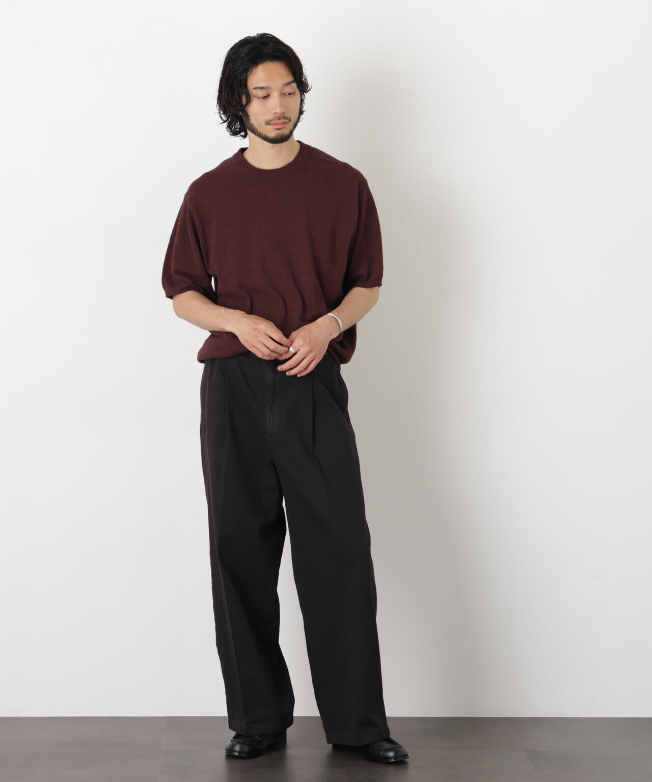 C/Ny ブークレ クルーネックニットTEE 6686122211